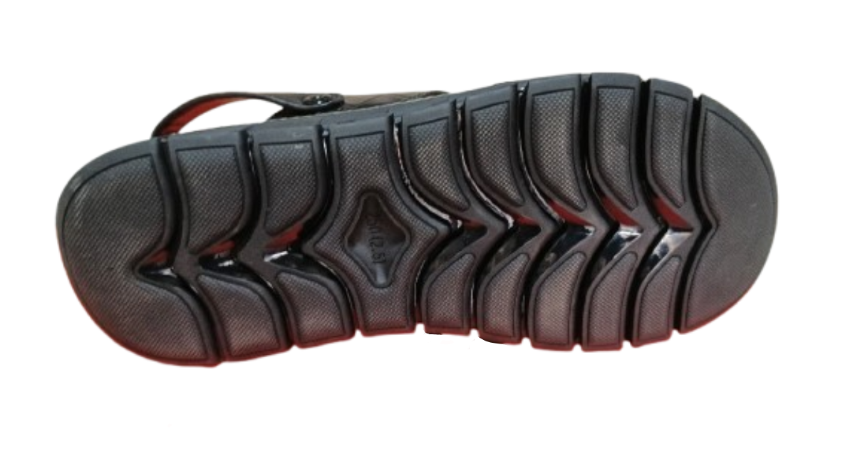 Black Comfort Casual Sandal for Men