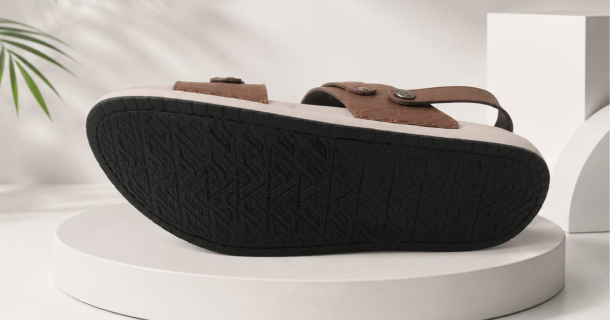 Skechers Style Men's Brown Comfort Sandals with Adjustable Back Strap