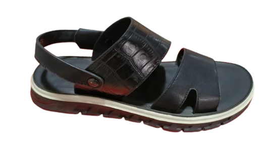 Black Comfort Casual Sandal for Men