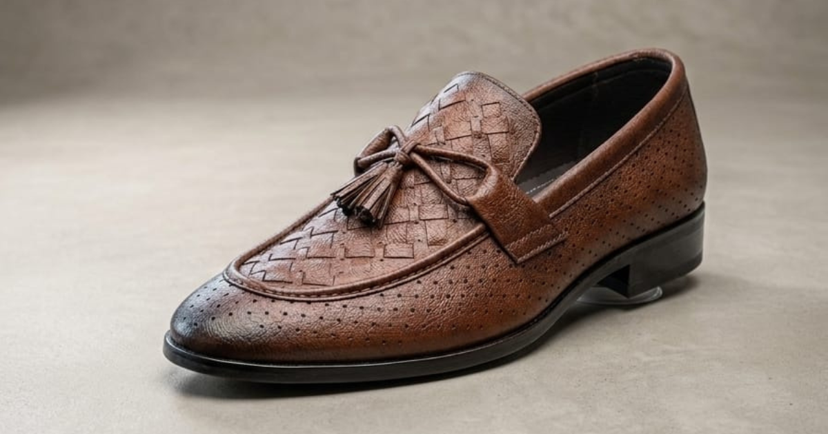 Premium Brown Tassel Loafers for Men – Handcrafted Formal Dress Shoes