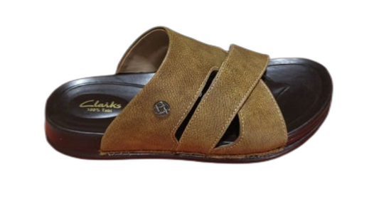 Premium Men's Casual Brown Peshawari Chappal – Comfortable Slip-On Sandals