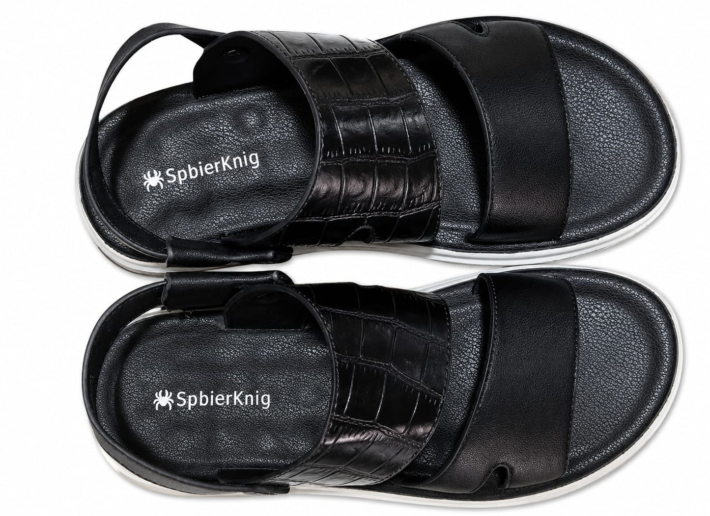 Black Comfort Casual Sandal for Men